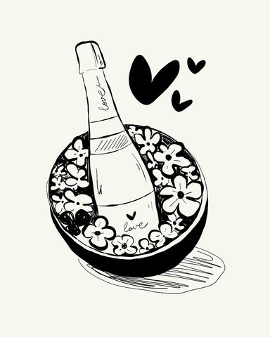 Flowers and Champagne