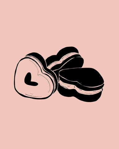Heart Shaped Macaroons