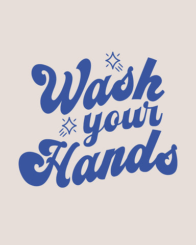 Blue Wash Your Hands