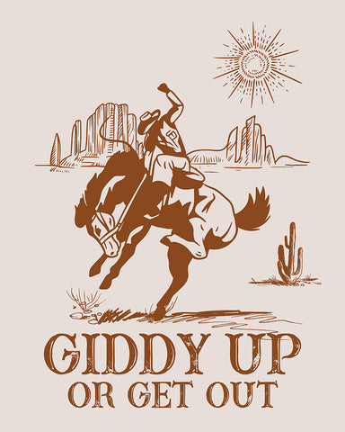 Brown Giddy Up or Get Out