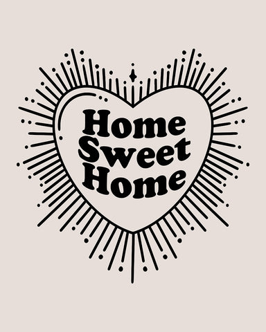 Beige Home Sweet Home
