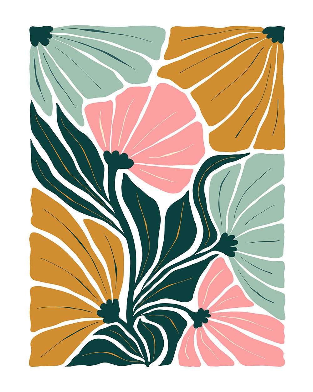 Abstract Flowers No7 – Poster Master