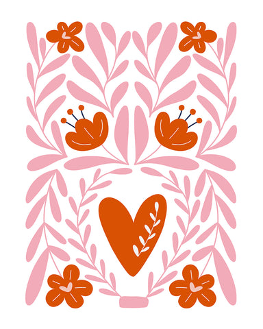 Groovy Heart Flowers