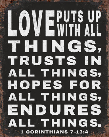 Love Puts Up With All No1