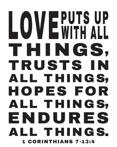Love Puts Up With All No3