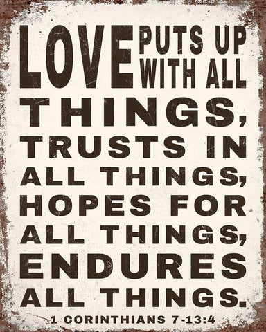 Love Puts Up With All No4