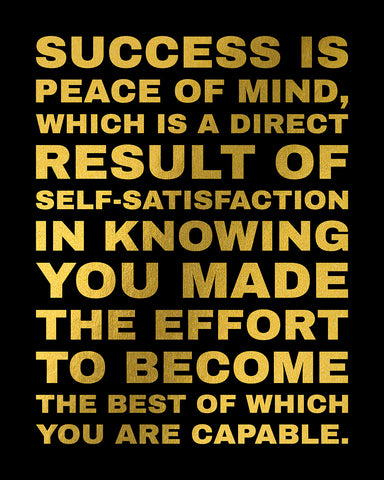 Success Is Peace of Mind No2