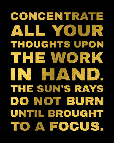 Concentrate Your Thoughts No2