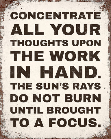 Concentrate Your Thoughts No4