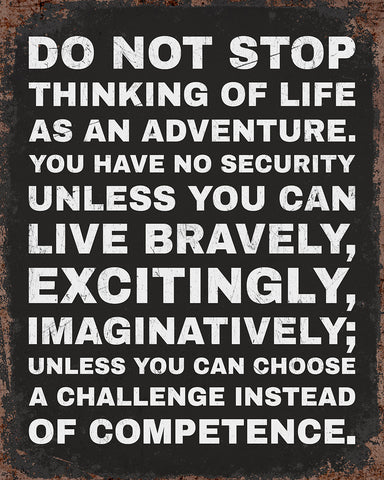 Life As An Adventure No1