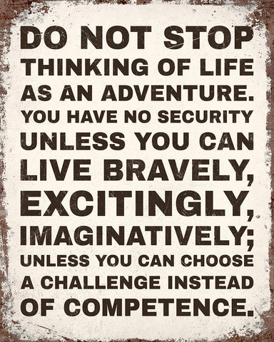 Life As An Adventure No4