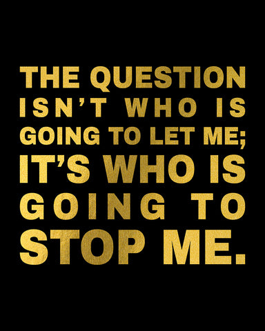 Who Is Going To Stop Me No2