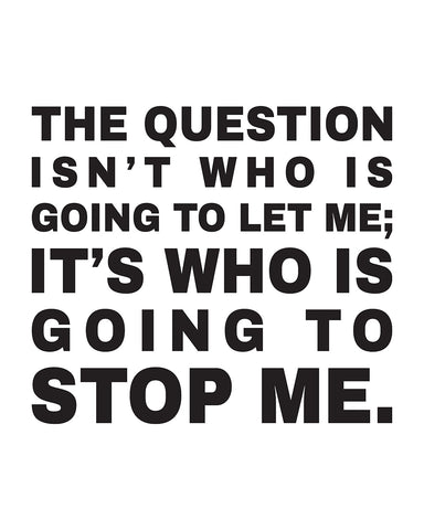 Who Is Going To Stop Me No3