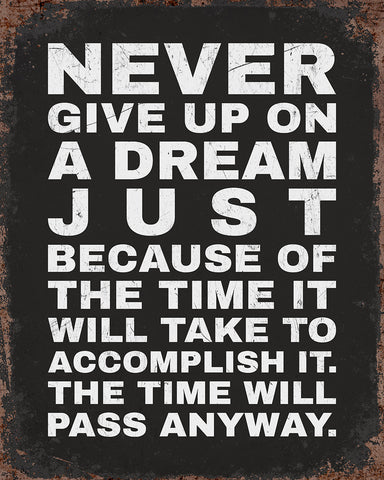 Never Give Up on A Dream No1
