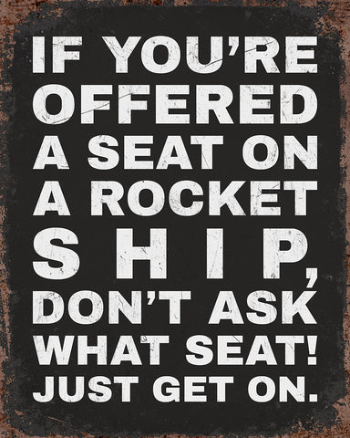 A Seat on A Rocket Ship No1