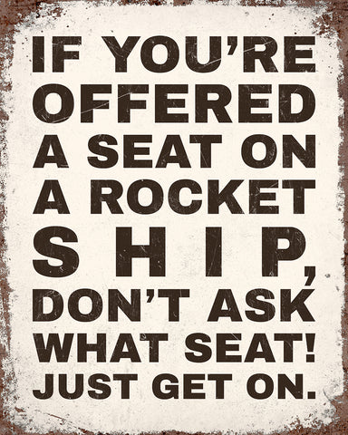 A Seat on A Rocket Ship No4