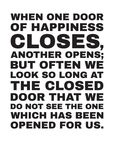 Door of Happiness Closes No3