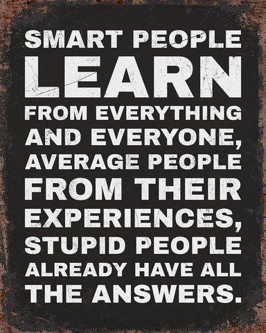 Smart People Learn No1
