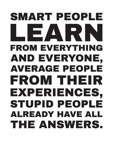 Smart People Learn No3