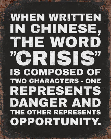 Danger And Opportunity No1