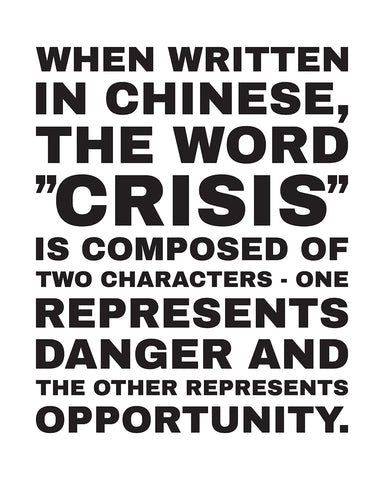Danger And Opportunity No3