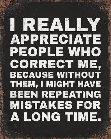 People Who Correct Me No1