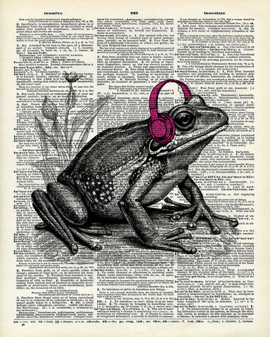 Frog With Headphones