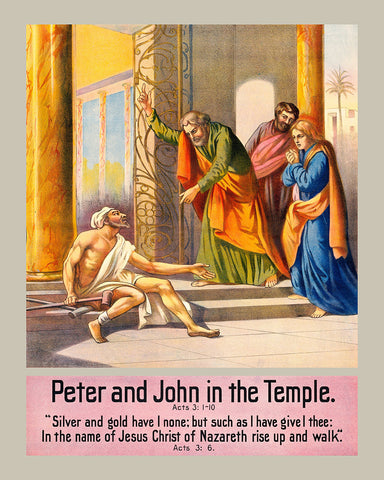 Peter And John In The Temple