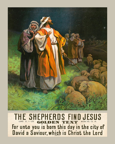 The Shepherds Find Jesus