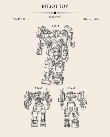 Devastator Robot Blueprint