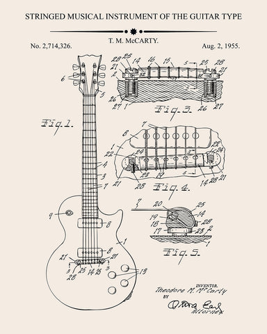 Guitar Blueprint No1