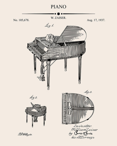 Piano Blueprint No3