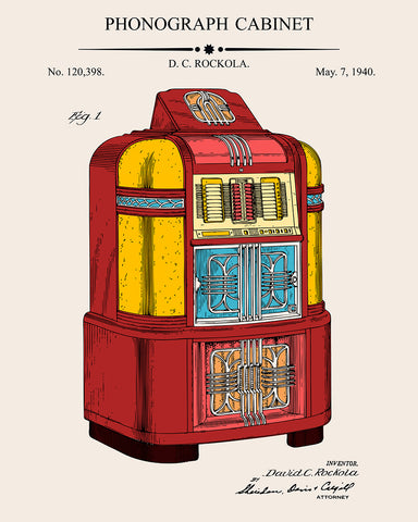 Phonograph Cabinet Blueprint