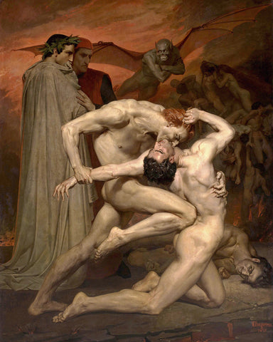 Dante and Virgil In Hell