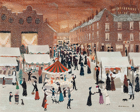 Oldham Market In The Snow