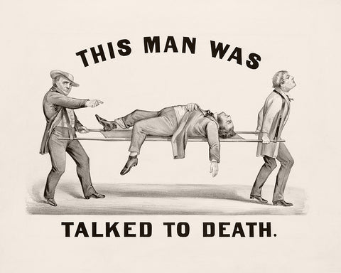 This Man Was Talked To Death