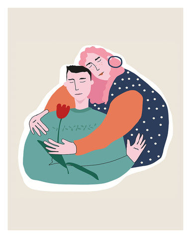 Couple Hugging