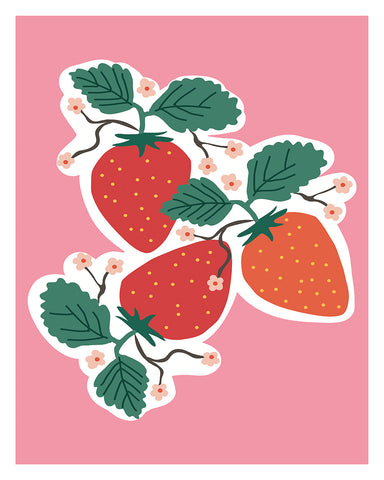 Flower & Strawberry
