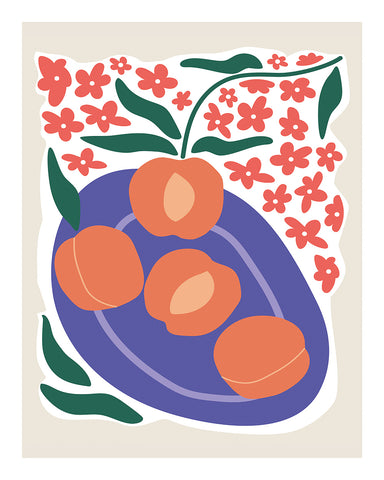 Peaches & Flowers