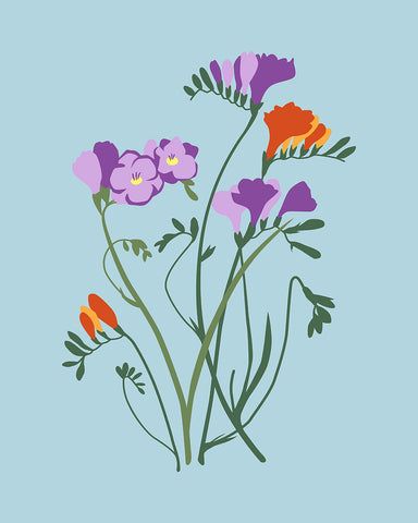 Purple Flowers No3