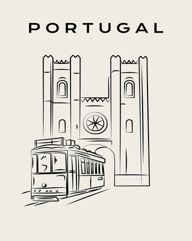 Lisbon Cathedral Sketch