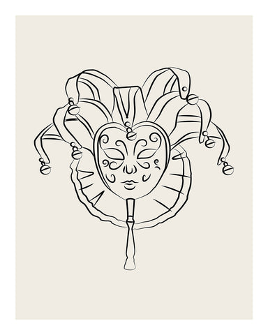 Venetian Mask Sketch