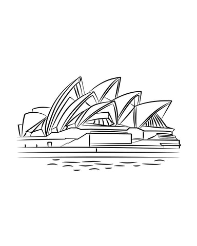 Sydney Opera House Sketch