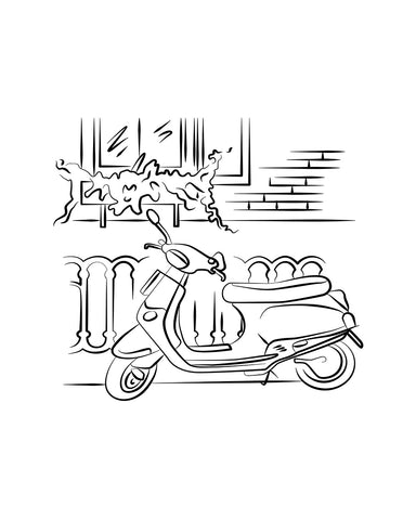 Motorcycle Sketch No1