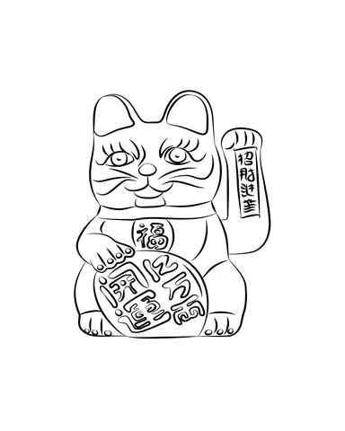 Maneki-neko Sketch