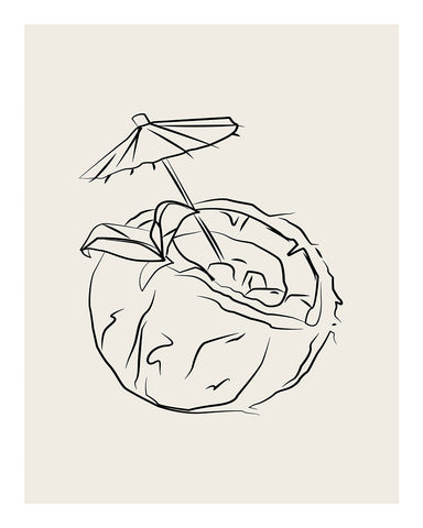 Coconut Drink Sketch
