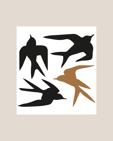 Swallows Silhouette No1