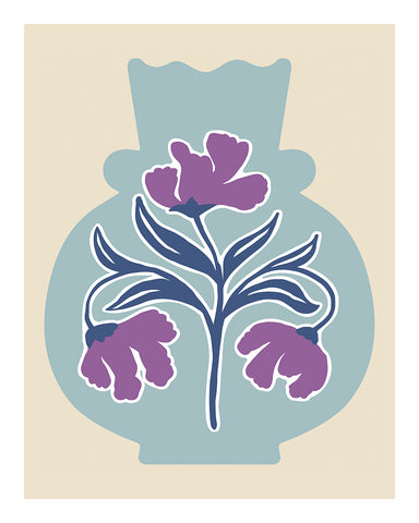 Floral Flower Vase No13