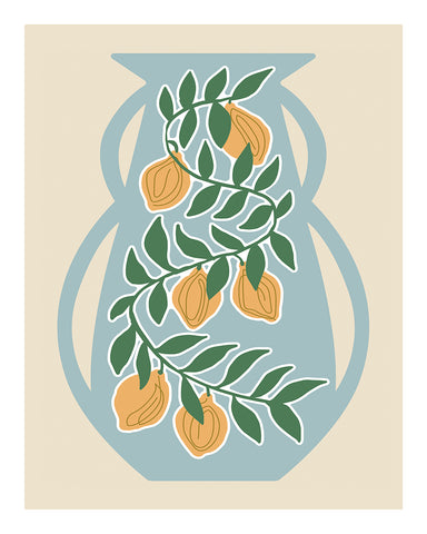 Lemons on Vase