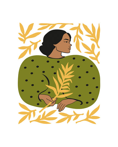 Woman in Green Sweater No2